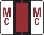 Medical Arts Press® TAB® Products Compatible Alpha Roll Labels, Letter Mc