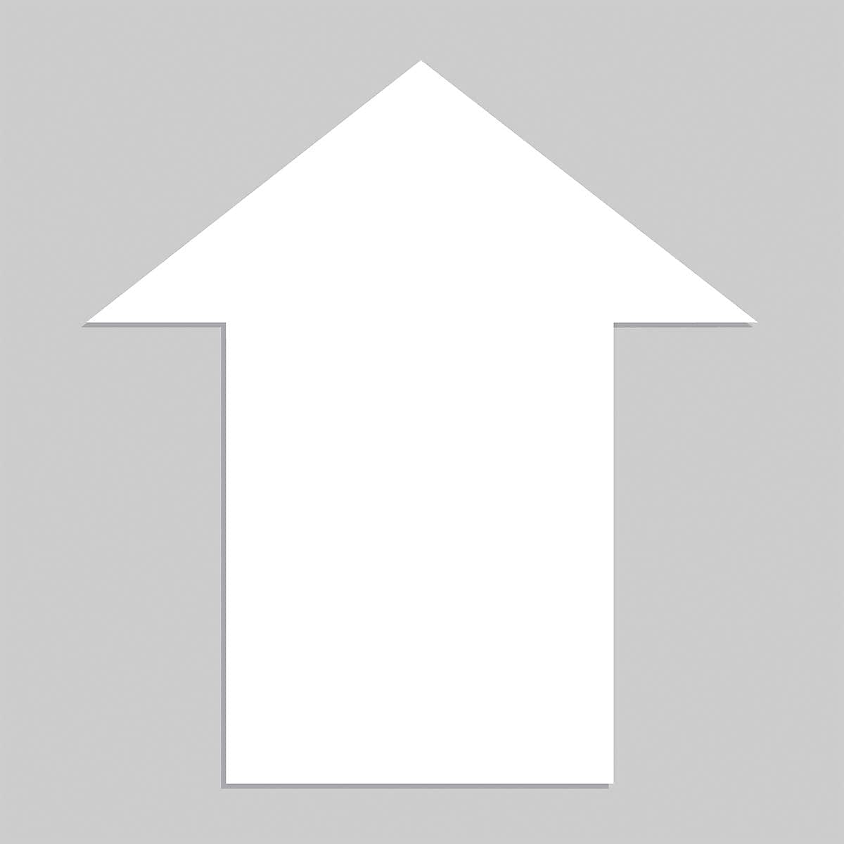 ACCUFORM SIGNS® Floor Marking Stencil, ARROW, 24" x 24", Plastic, Each