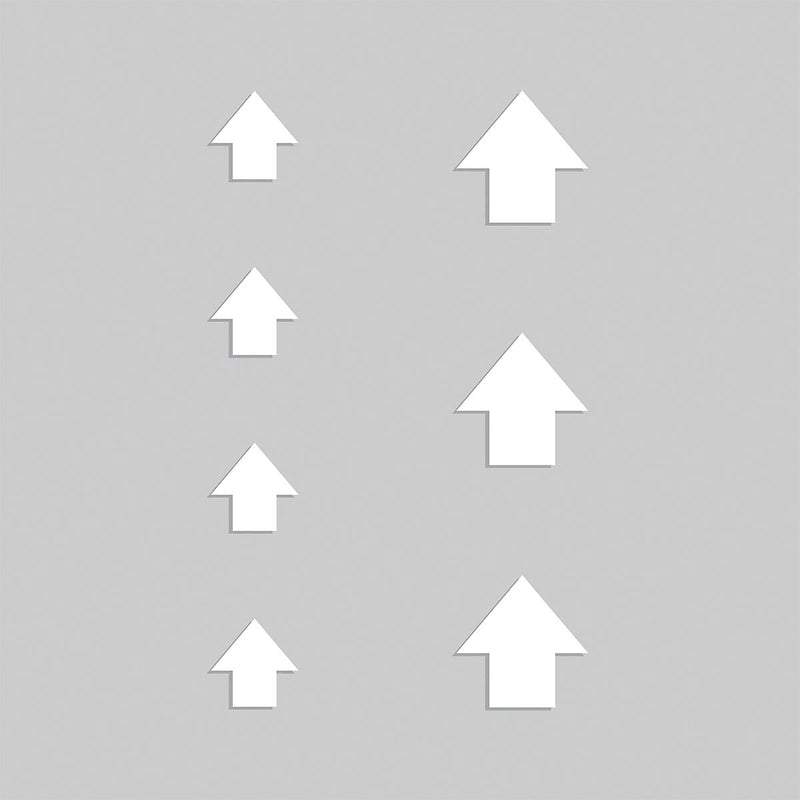 Accuform Floor Marking Stencil, ARROWS, 24" x 24", Plastic (PMS217)