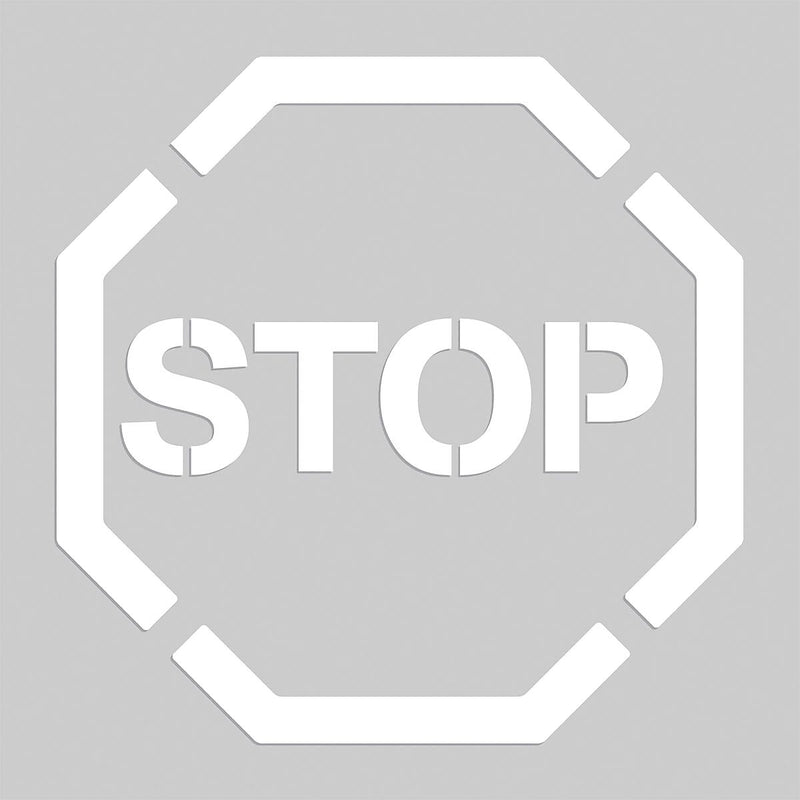 Accuform Floor Marking Stencil, STOP, 24" x 24", Plastic (PMS205)