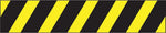 Accuform Plastic Barricade/Perimeter Tape, (BLACK/YELLOW STRIPES), 3" x 1000-ft (MPT142)