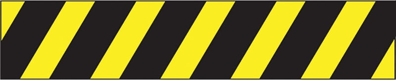 Accuform Plastic Barricade/Perimeter Tape, (BLACK/YELLOW STRIPES), 3" x 1000-ft (MPT142)