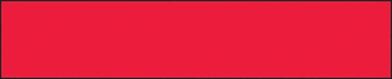 Accuform Plastic Barricade/Perimeter Tape, (BLANK RED), 3" x 1000-ft (MPT200BLNKR)
