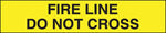 Accuform Plastic Barricade/Perimeter Tape, FIRE LINE DO NOT CROSS, 3" x 1000-ft (MPT137)