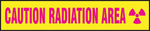Accuform Plastic Barricade/Perimeter Tape, CAUTION RADIATION AREA, 3" x 1000-ft (MPT33)