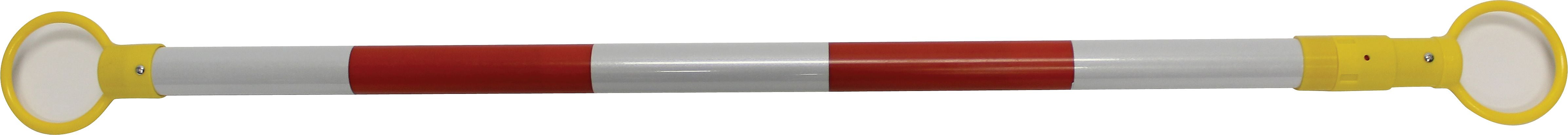 Accuform Collapsible 6.5" Reflective Plastic Traffic Cone Bar, Orange/White (FBC604)