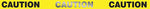 Accuform Reflective Plastic Barricade/Perimeter Tape for Low Light Areas, CAUTION, 3"x1000' (MPT231)