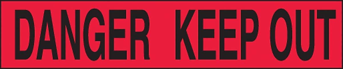 Accuform Plastic Barricade/Perimeter Tape, DANGER KEEP OUT, 3" x 1000-ft (MPT24)