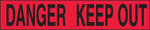 Accuform Plastic Barricade/Perimeter Tape, DANGER KEEP OUT, 3" x 1000-ft (MPT24)