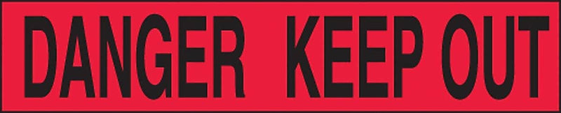 Accuform Plastic Barricade/Perimeter Tape, DANGER KEEP OUT, 3" x 1000-ft (MPT24)