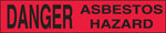 Accuform Plastic Barricade/Perimeter Tape, DANGER ASBESTOS HAZARD, 3" x 1000' (MPT05)