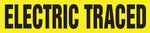 Accuform Snap Tite Pipe Marker, ELECTRIC TRACED, 3/4" to 1-1/4", Black/Yellow (RPK305STA)