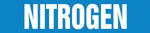 Accuform Self-Stick Pipe Marker, NITROGEN, 2-1/2" to 6", White/Blue (RPK533SSD)