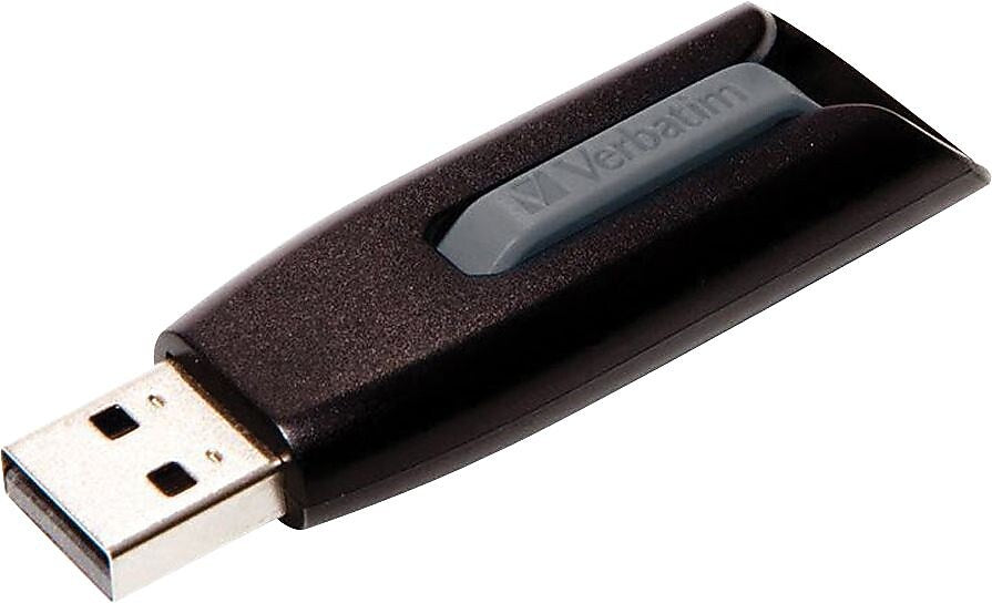 Verbatim Store 'n' Go V3 256GB USB 3.0 Type A Flash Drive, Black (49168)