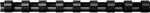 Fellowes 3/4" Plastic Binding Spine Comb, 150 Sheet Capacity, Black, 25/Pack (52509)