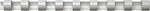 Fellowes 1/4" Plastic Binding Spine Comb, 20 Sheet Capacity, White, 100/Pack (52370)