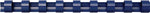 Fellowes 3/4" Plastic Binding Spine Comb, 150 Sheet Capacity, Navy, 100/Pack (52392)