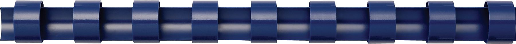 Fellowes 3/4" Plastic Binding Spine Comb, 150 Sheet Capacity, Navy, 100/Pack (52392)