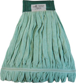 O'Dell MWTLG Microfiber Tube Mop, Green, Large, 5", 12/CT