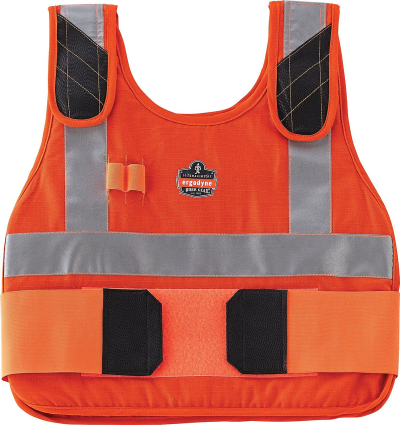 Ergodyne Chill-its 6225HV Premium Cooling High Visibility Vest, Orange, S/M (12205)