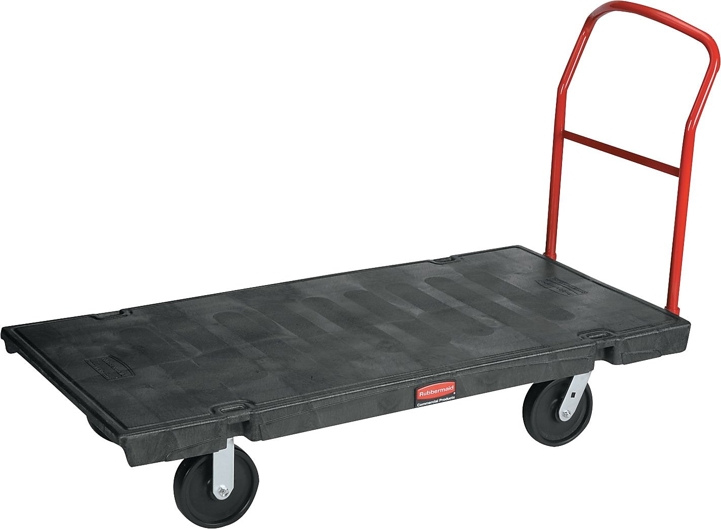 Platform Truck, 2000-Lb Cap, 30w X 60d X 7h, Black