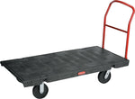Platform Truck, 2000-Lb Cap, 30w X 60d X 7h, Black