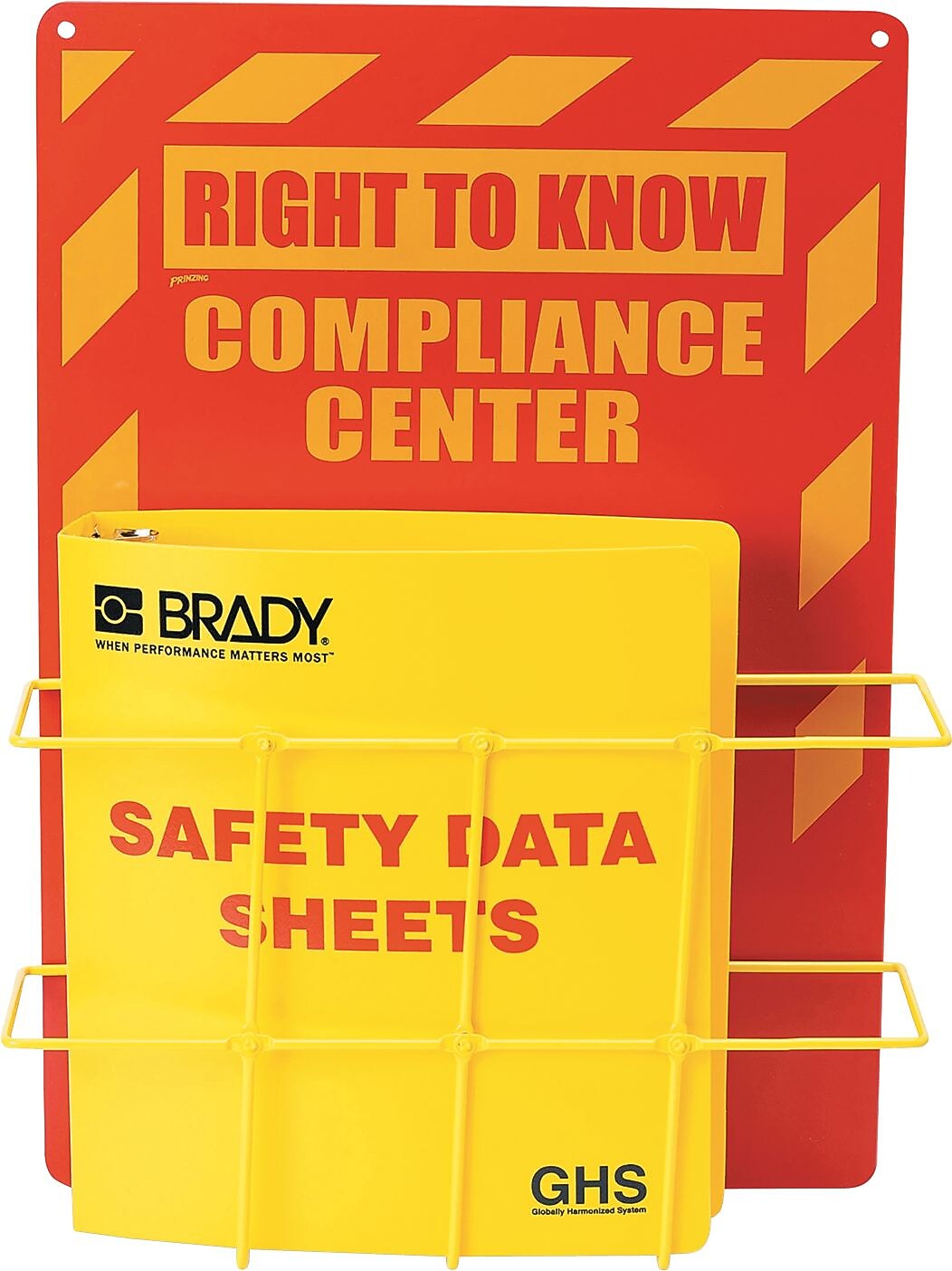 Sds Compliance Center, 14 X 20, Yellow/red