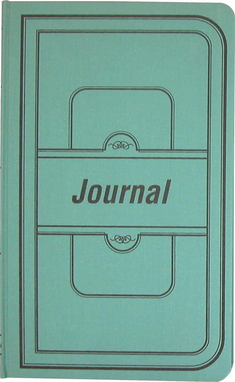 National Canvas Tuff Series Accounting Journal, 12.13" x 7.63", Green, 250 Sheets/Book (A66500J)