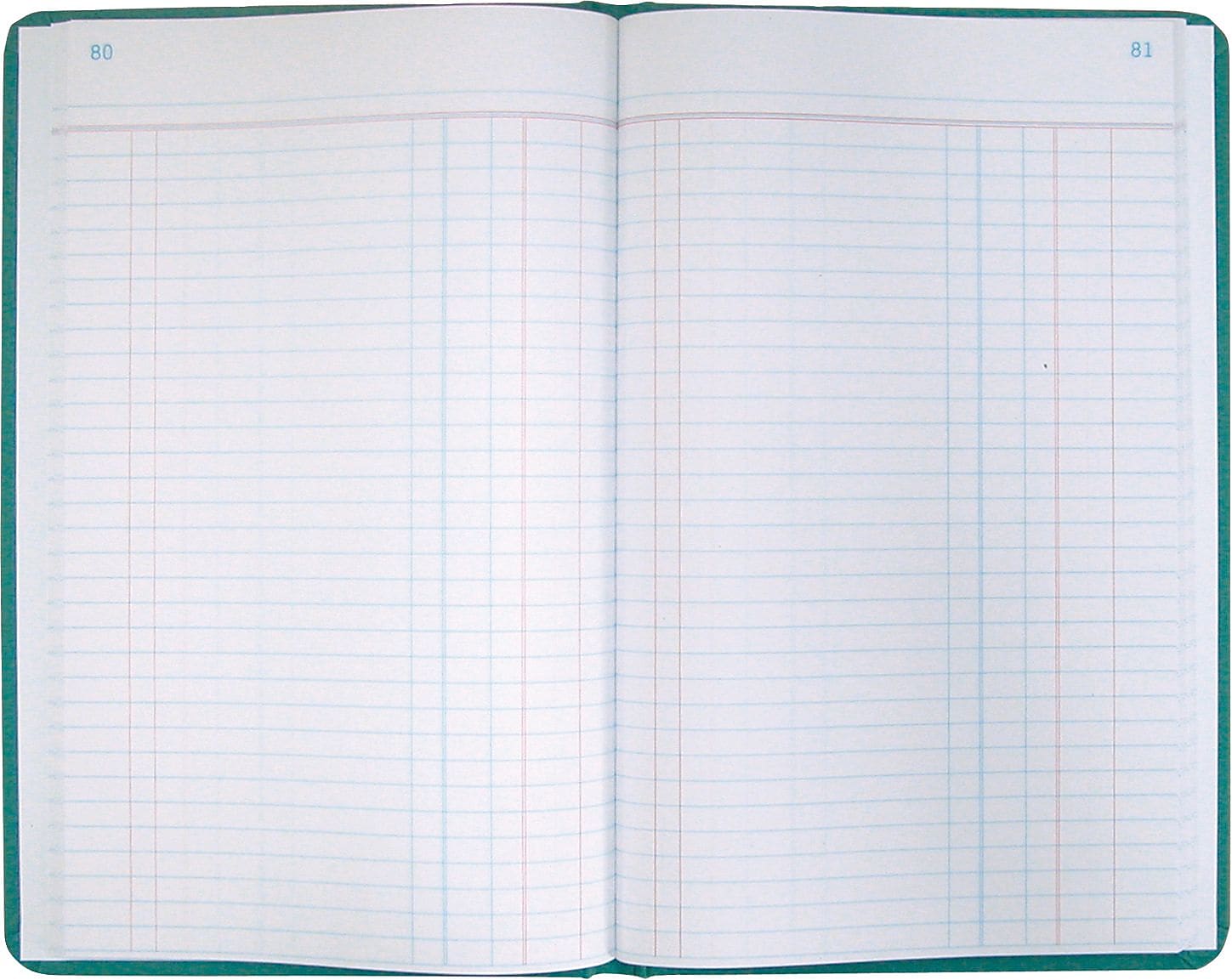 National Canvas Tuff Series Accounting Journal, 12.13" x 7.63", Green, 250 Sheets/Book (A66500J)