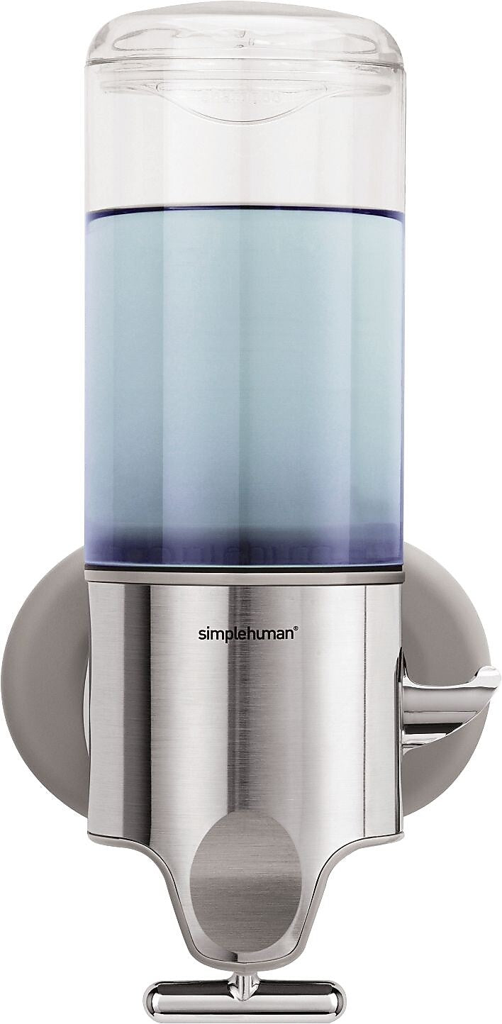 simplehuman Wall Mounted  Soap Dispenser, Silver (BT1034)