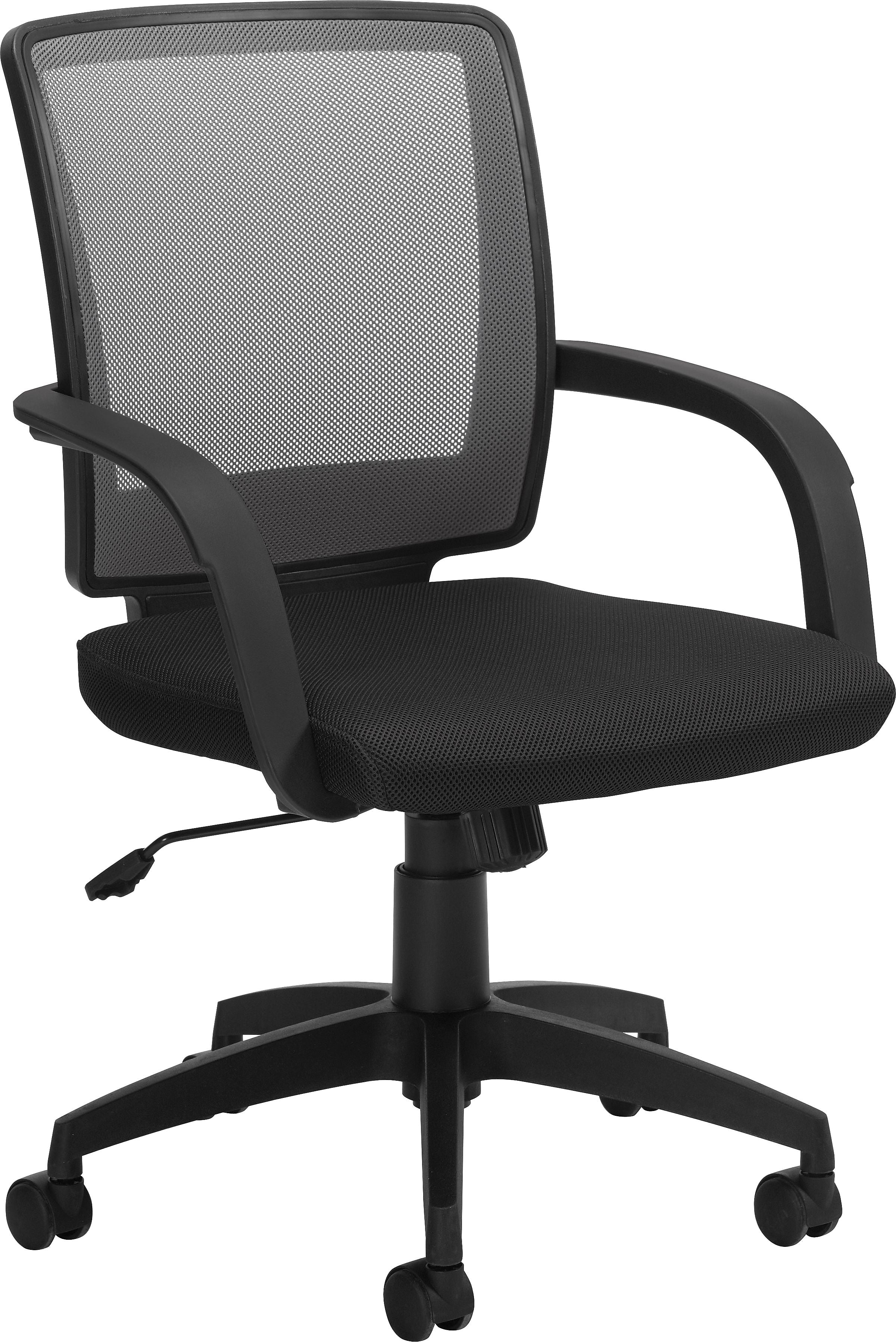 Offices To Go Managers Chair, Mesh, Gray/Black, Seat: 18 1/2"Wx17 1/2"D, Back: 18 1/2"Hx17 1/2"W