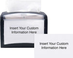 Napkin dispenser custom inserts, 6.5 x 4.25, 4/0, Qty 50