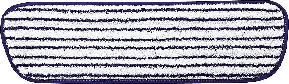 Rubbermaid Commercial Microfiber Finish Pad Blue/White, Pack of 6 (FGQ80000W)