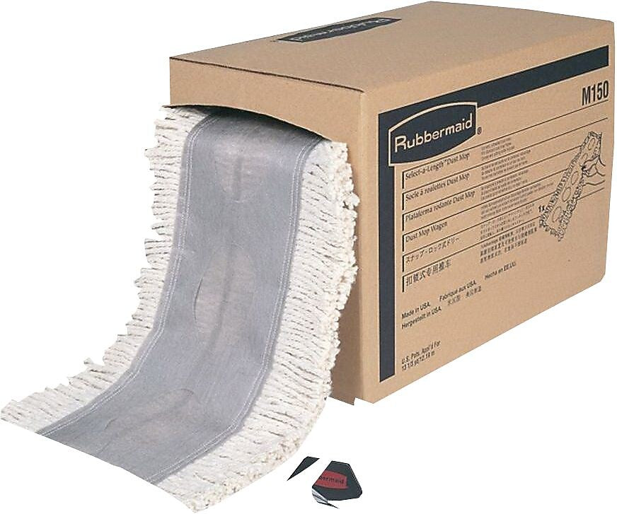 Rubbermaid® Cut to Length Dust Mop Head, 40"L x 5"W, White
