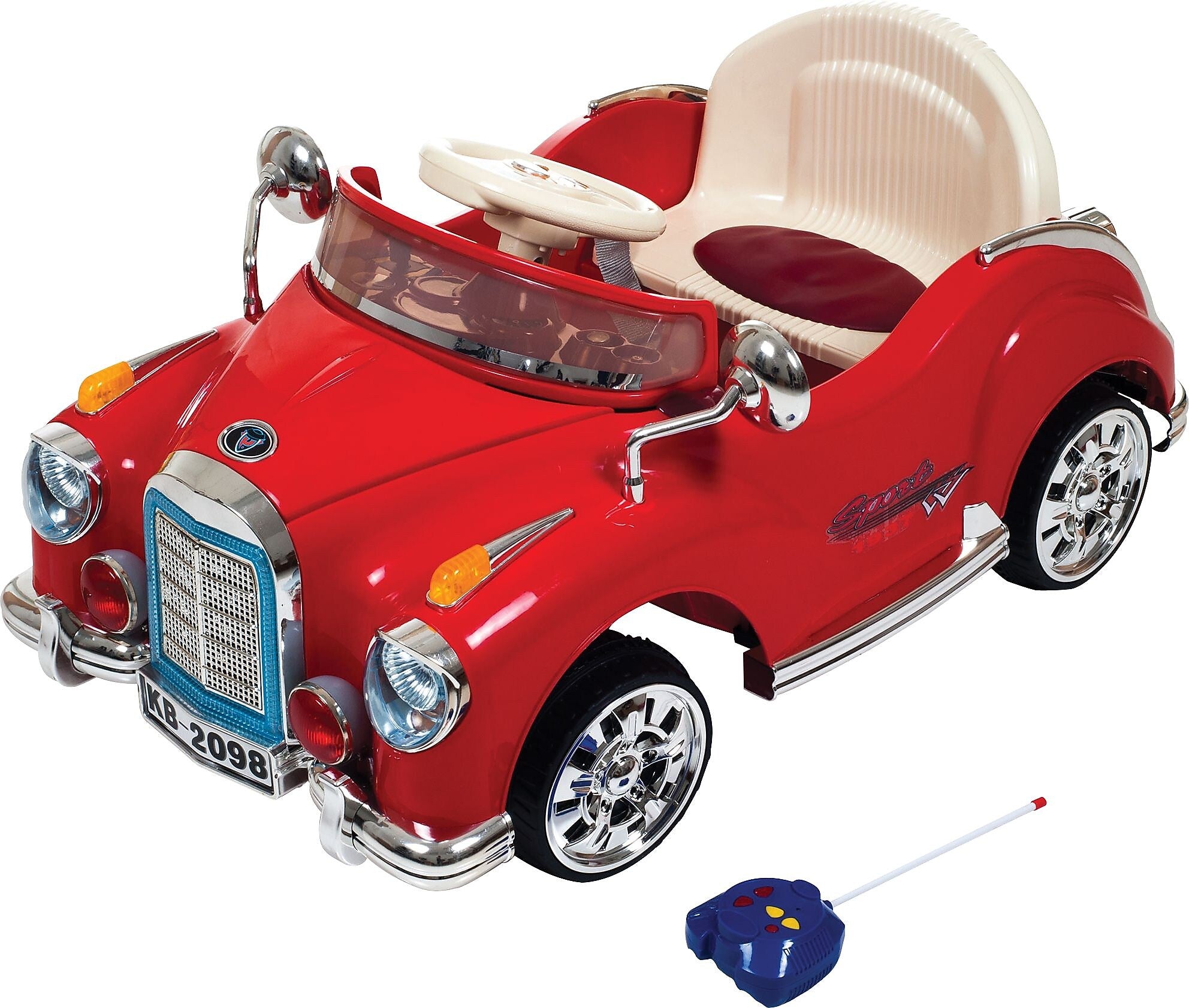 Lil' Rider Cruisin' Coupe Ride-On Battery Operated Classic Car w/ Remote