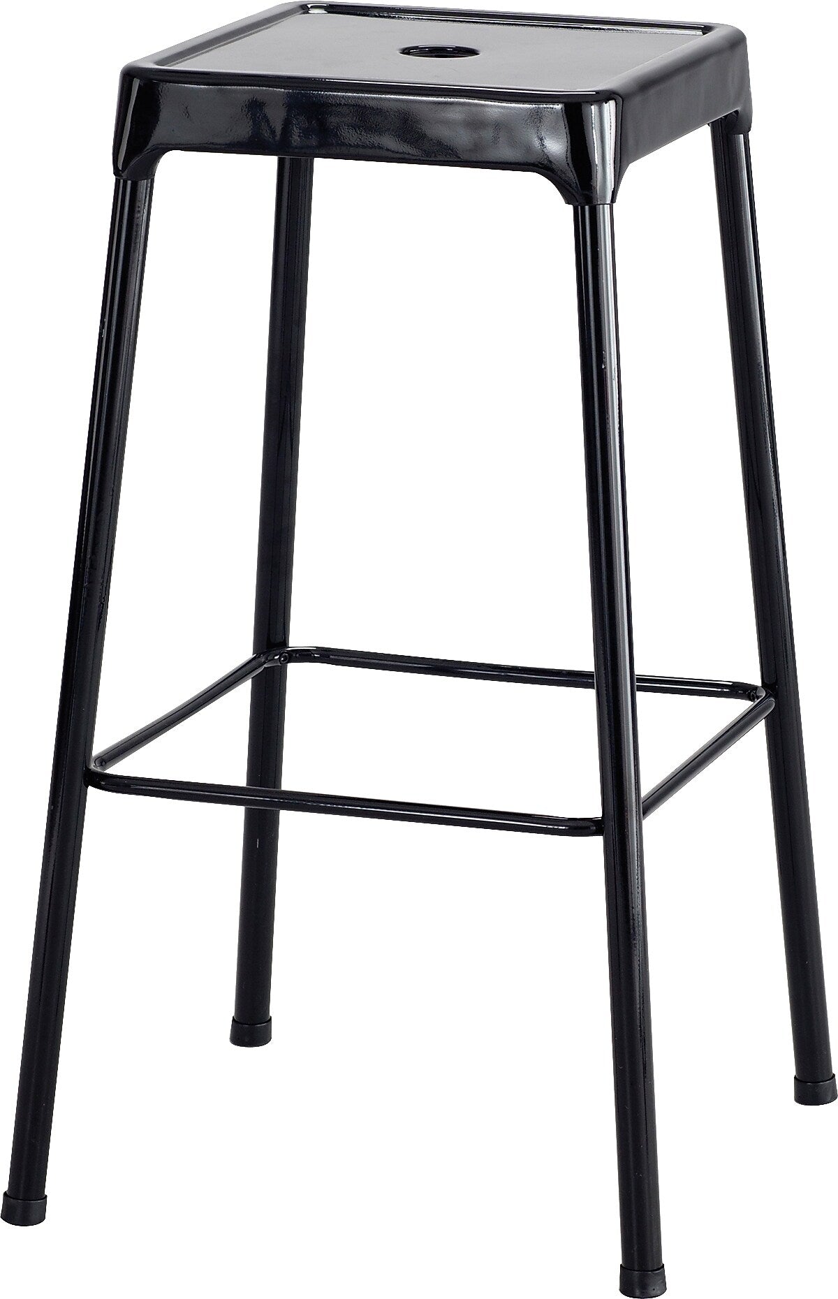 Safco Steel Bar Stool, Black (6606BL)