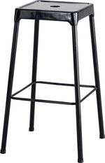 Safco Steel Bar Stool, Black (6606BL)