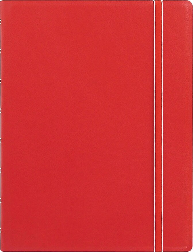 Filofax A5 Classic Bright 4-Subject Professional Notebooks, 5.8" x 8.25", College Ruled, 56 Sheets, Red (B115008U)
