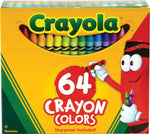 Crayola Crayons, Assorted Colors, 64/Box (52-0064)
