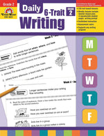 Evan-Moor Daily 6-Trait Writing Book, Grade 2, Paperback (9781596732872)