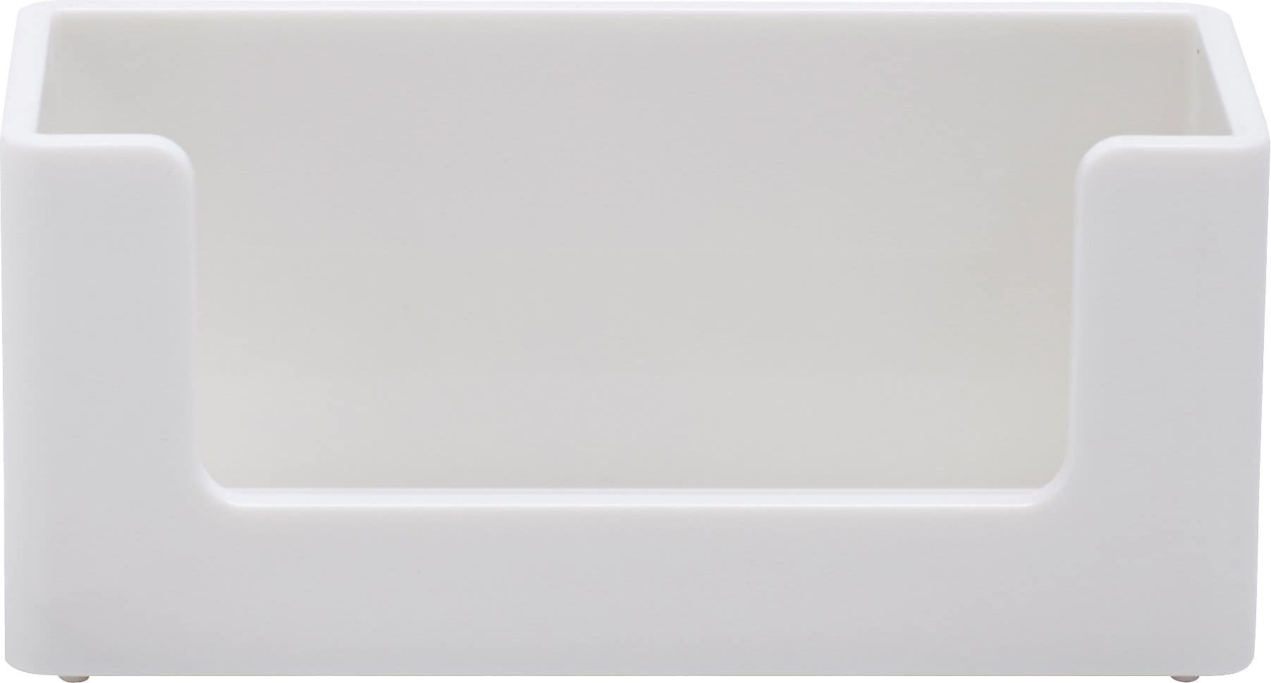Poppin White Business Card Holder