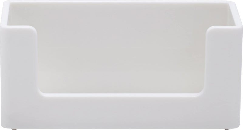 Poppin White Business Card Holder