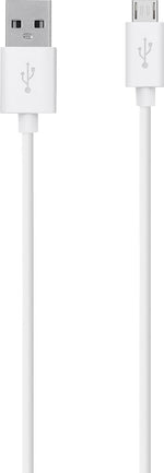 Belkin Micro USB to USB-A Charging Cable, 4 ft., White (F2CU012BT04-WHT)