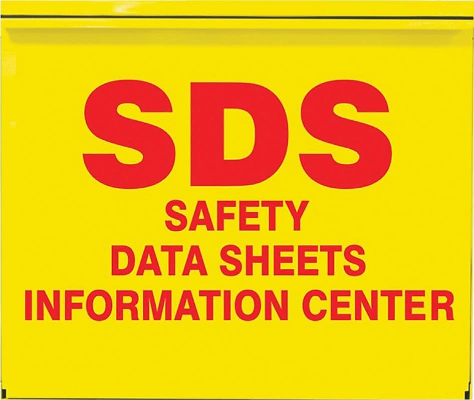 Accuform SDS SAFETY DATA SHEETS INFORMATION CENTER Storage Cabinet Kit, Steel, 22.5" x 26.5" x 5", Kit (ZRS389)