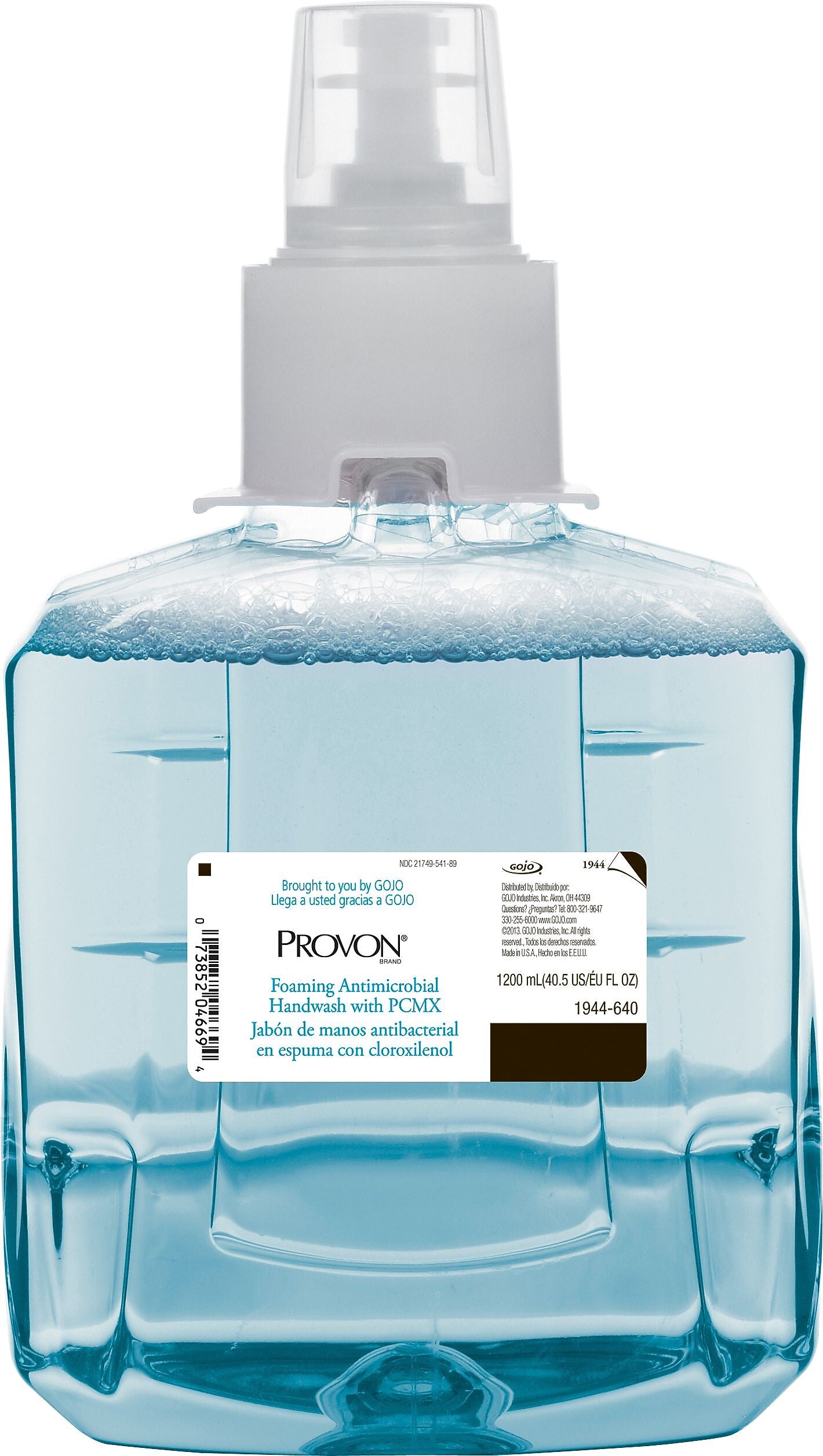 PROVON Foaming Hand Soap Refill for LTX 12 Dispenser, Floral Scent, 1200 ml, 2/Carton (1944-02)