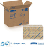 Scott Essential Recycled C-Fold Paper Towels, 1-ply, 200 Sheets/Pack, 12 Packs/Carton (01510)