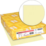 Neenah Paper Classic® 8 1/2" x 11" 24 lbs. Linen Writing Paper, Baronial Ivory, 500/Ream