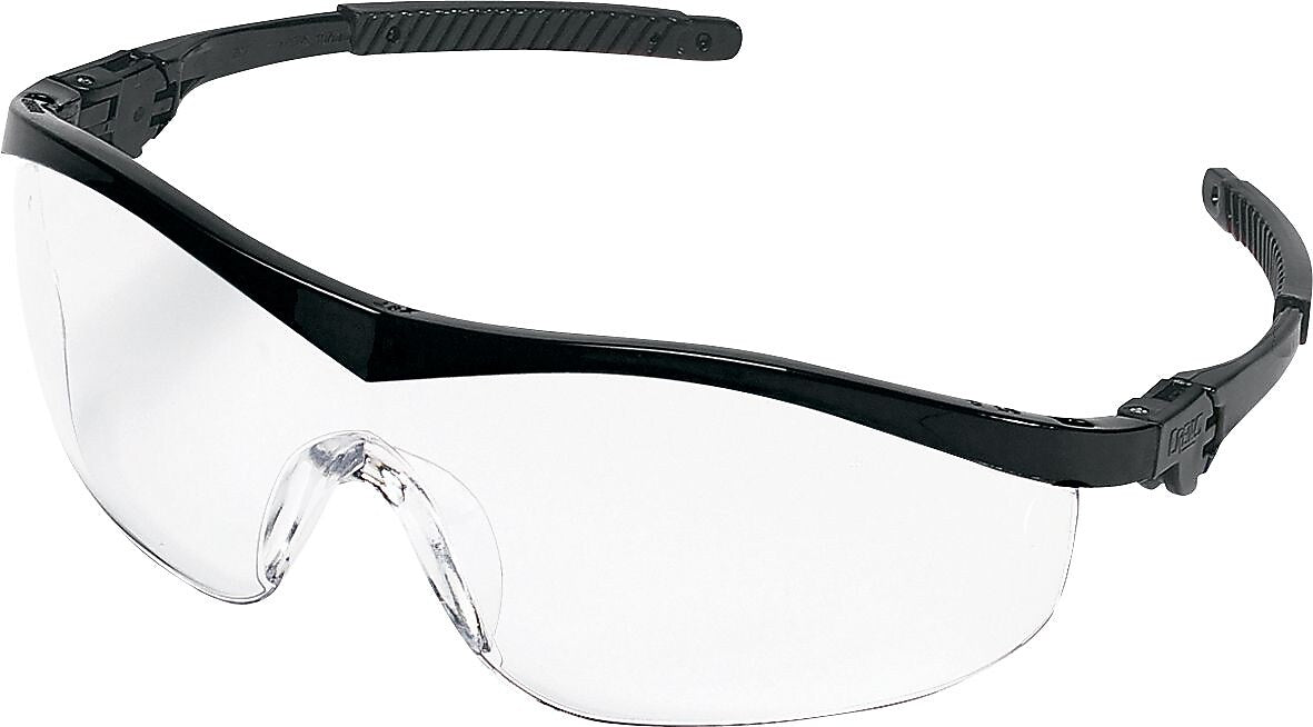 MCR Safety® Storm® ST110 Protective Eyewear, Clear/Black (135-ST110)