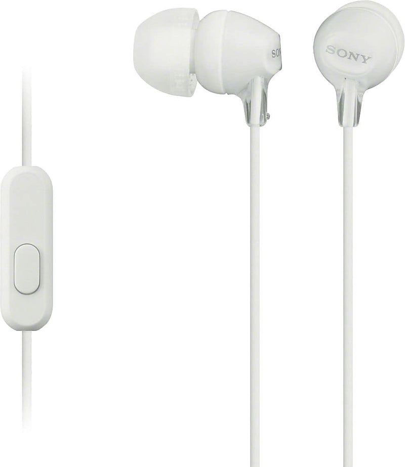 Sony MDREX15AP/W Fashion Color EX Earbud Headset, White