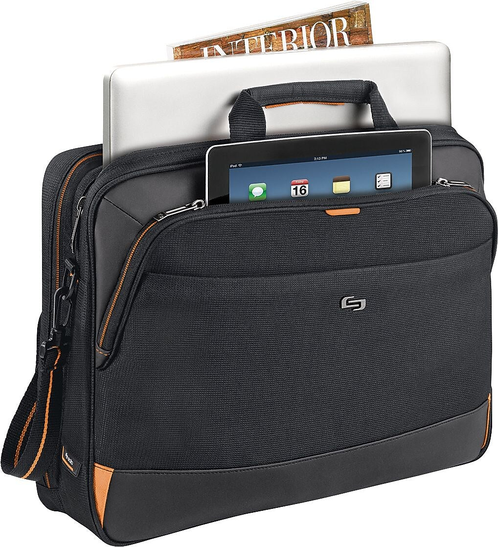 Solo New York Focus Briefcase, 17.3", Black (UBN300-4)